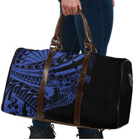 Blue Marquesas Islands Travel Bag Marquesan Matatiki Hammerhead Shark Patutiki - Polynesian Pride