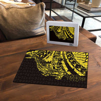 Yellow Marquesas Islands Puzzle Marquesan Matatiki Hammerhead Shark Patutiki - Polynesian Pride