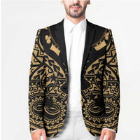 Austral Islands Blazer Tuhaa Pae Penu Stars Necklace Gold - Polynesian Pride