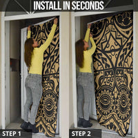 Austral Islands Door Cover Tuhaa Pae Penu Stars Necklace Gold - Polynesian Pride