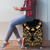Austral Islands Luggage Cover Tuhaa Pae Penu Stars Necklace Gold - Polynesian Pride