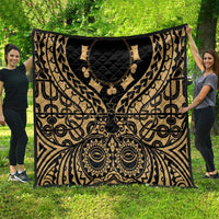 Austral Islands Quilt Tuhaa Pae Penu Stars Necklace Gold - Polynesian Pride