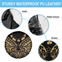 Austral Islands Spare Tire Cover Tuhaa Pae Penu Stars Necklace Gold - Polynesian Pride