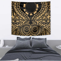 Austral Islands Tapestry Tuhaa Pae Penu Stars Necklace Gold - Polynesian Pride