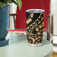 Austral Islands Tumbler Cup Tuhaa Pae Penu Stars Necklace Gold - Polynesian Pride