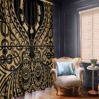 Austral Islands Window Curtain Tuhaa Pae Penu Stars Necklace Gold - Polynesian Pride