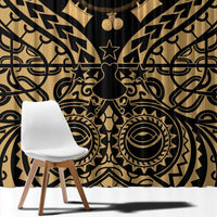 Austral Islands Window Curtain Tuhaa Pae Penu Stars Necklace Gold - Polynesian Pride