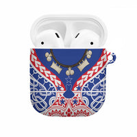 Austral Islands AirPods Case Tuhaa Pae Penu Stars Necklace Red LT14 Red - Polynesian Pride