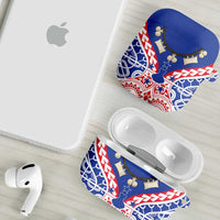Austral Islands AirPods Case Tuhaa Pae Penu Stars Necklace Red LT14 - Polynesian Pride