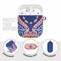Austral Islands AirPods Case Tuhaa Pae Penu Stars Necklace Red LT14 - Polynesian Pride