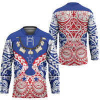 Austral Islands Hockey Jersey Tuhaa Pae Penu Stars Necklace Red - Polynesian Pride