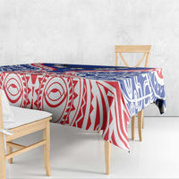 Austral Islands Tablecloth Tuhaa Pae Penu Stars Necklace Red - Polynesian Pride