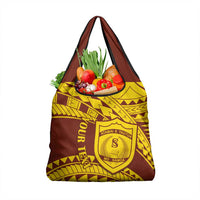 Personalised Samoa College Grocery Bag Samoan Pattern
