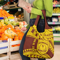 Personalised Samoa College Grocery Bag Samoan Pattern