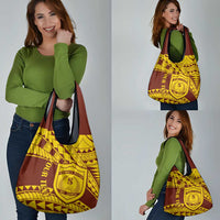 Personalised Samoa College Grocery Bag Samoan Pattern