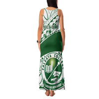 Personalised Samoa Faleata College Family Matching Tank Maxi Dress and Hawaiian Shirt Samoan Pattern LT14 - Polynesian Pride