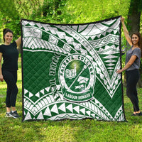 Personalised Samoa Faleata College Quilt Samoan Pattern LT14 - Polynesian Pride