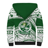 Personalised Samoa Faleata College Sherpa Hoodie Samoan Pattern LT14 - Polynesian Pride