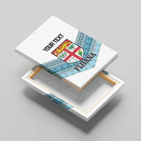 Custom Fiji Tapa Rugby 2025 Canvas Wall Art Go Champions Fijiana