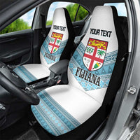 Custom Fiji Tapa Rugby 2025 Car Seat Cover Go Champions Fijiana
