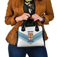 Custom Fiji Tapa Rugby 2025 Shoulder Handbag Go Champions Fijiana