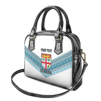 Custom Fiji Tapa Rugby 2025 Shoulder Handbag Go Champions Fijiana