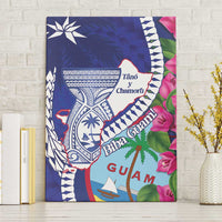 Biba Guam Liberation Day Canvas Wall Art Tano y Chamoru Latte Stone Blue