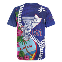Biba Guam Liberation Day Rugby Jersey Tano y Chamoru Latte Stone Blue