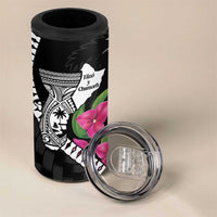 Biba Guam Liberation Day 4 in 1 Can Cooler Tumbler Tano y Chamoru Latte Stone Black LT14 - Polynesian Pride