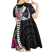 Biba Guam Liberation Day Kid Short Sleeve Dress Tano y Chamoru Latte Stone Black LT14 - Polynesian Pride