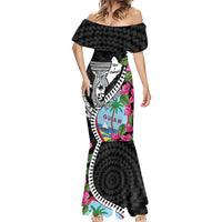 Biba Guam Liberation Day Mermaid Dress Tano y Chamoru Latte Stone Black