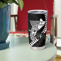 Biba Guam Liberation Day Tumbler Cup Tano y Chamoru Latte Stone Black