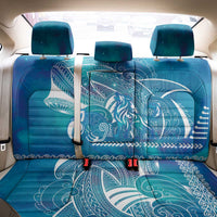 Kuri Dog Waka New Zealand Matariki Back Car Seat Cover Ocean Sharks Maori Tattoo