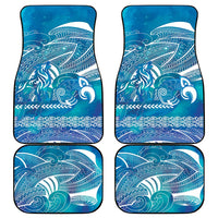 Kuri Dog Waka New Zealand Matariki Car Mats Ocean Sharks Maori Tattoo