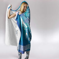 Kuri Dog Waka New Zealand Matariki Hooded Blanket Ocean Sharks Maori Tattoo