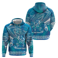 Kuri Dog Waka New Zealand Matariki Hoodie Ocean Sharks Maori Tattoo