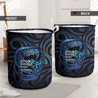 Tuna Eel New Zealand Matariki Laundry Basket He Piko He Taniwha Maori Pattern LT14 - Polynesian Pride