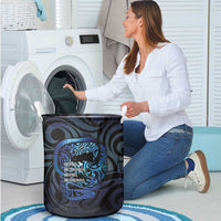 Tuna Eel New Zealand Matariki Laundry Basket He Piko He Taniwha Maori Pattern LT14 - Polynesian Pride