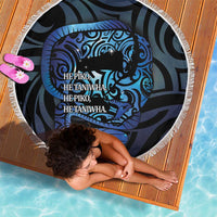 Tuna Eel New Zealand Matariki Beach Blanket He Piko He Taniwha Maori Pattern LT14 - Polynesian Pride