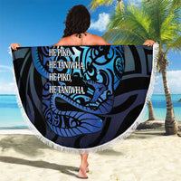 Tuna Eel New Zealand Matariki Beach Blanket He Piko He Taniwha Maori Pattern LT14 - Polynesian Pride