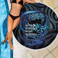 Tuna Eel New Zealand Matariki Beach Blanket He Piko He Taniwha Maori Pattern LT14 - Polynesian Pride