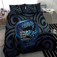 Tuna Eel New Zealand Matariki Bedding Set He Piko He Taniwha Maori Pattern