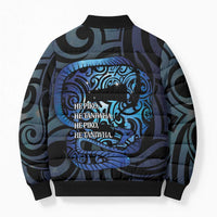 Tuna Eel New Zealand Matariki Bomber Puffer Jacket He Piko He Taniwha Maori Pattern LT14 - Polynesian Pride