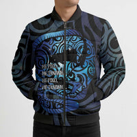 Tuna Eel New Zealand Matariki Bomber Puffer Jacket He Piko He Taniwha Maori Pattern LT14 - Polynesian Pride
