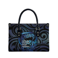 Tuna Eel New Zealand Matariki Leather Bag He Piko He Taniwha Maori Pattern