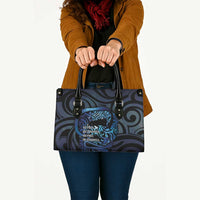 Tuna Eel New Zealand Matariki Leather Bag He Piko He Taniwha Maori Pattern