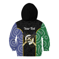 Personalised South Sea Islanders National Recognition Day Kid Hoodie Australia Aboriginal Vanuatu Pig Tusk