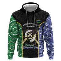 Personalised South Sea Islanders National Recognition Day Zip Hoodie Australia Aboriginal Vanuatu Pig Tusk