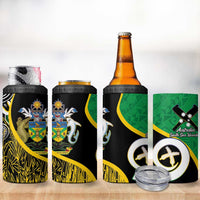Australian South Sea Islanders National Recognition Day 4 in 1 Can Cooler Tumbler Solomon Islands And Vanuatu Culture
