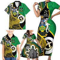 Australian South Sea Islanders National Recognition Day Family Matching Short Sleeve Bodycon Dress and Hawaiian Shirt Solomon Islands And Vanuatu Culture